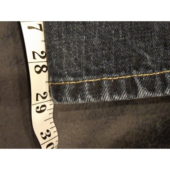 Men's True Religion Limited Edition Selvedge Size 32 Jeans Made In USA Black VTG - Picture 12 of 14